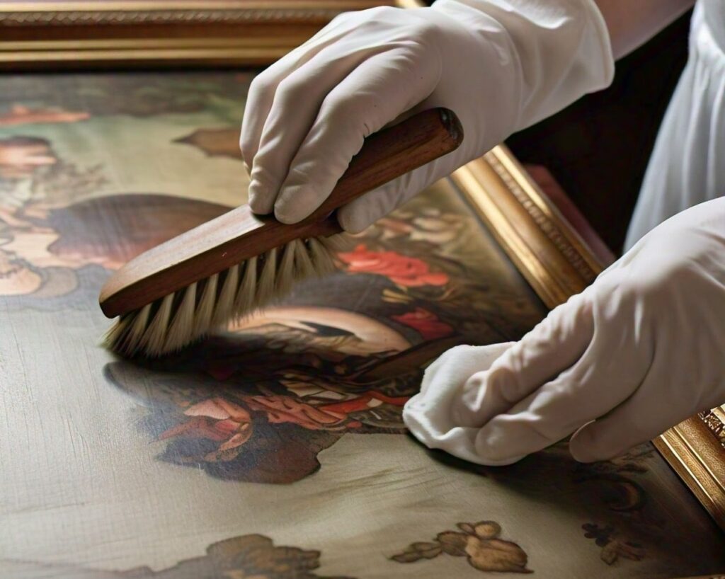 Artwork Surface Cleaning