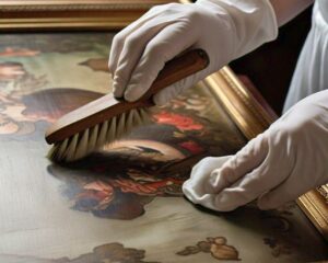 Artwork Surface Cleaning