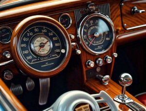 Classic car dashboard maintenance